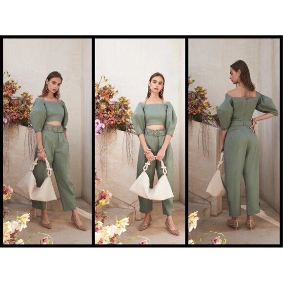 💕CULT GAIA💕 Kenny Pump Mule ~ Pointed Toe Basket Weave Leather Sand EU 41 NWT - Picture 5 of 16